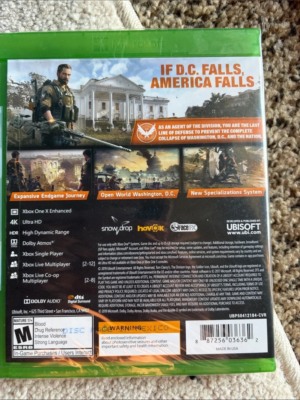 Tom Clancy's The Division 2 Xbox One - Orange/Black Edition by Ubisoft